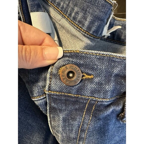 Mutual Weave 29x32 The Straight Leg Medium Dark Wash Women’s Stretch Jeans Denim - Picture 10 of 10